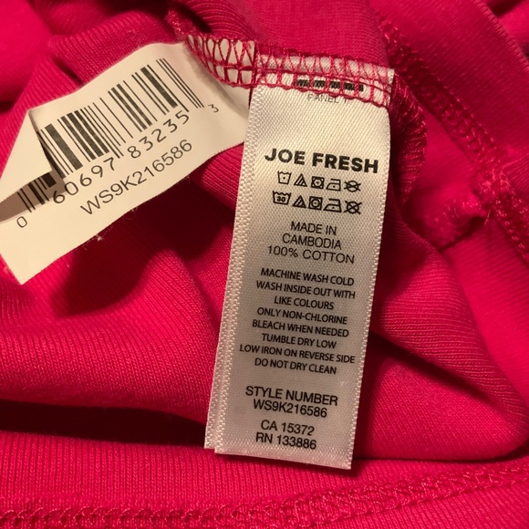 Joe Fresh Bright Pink Cotton Tank Top (Large) - Picture 4 of 7